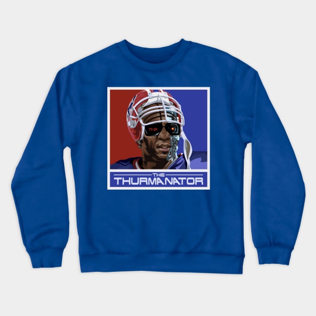 The Thurmanator Crewneck Sweatshirt by Carl Cordes